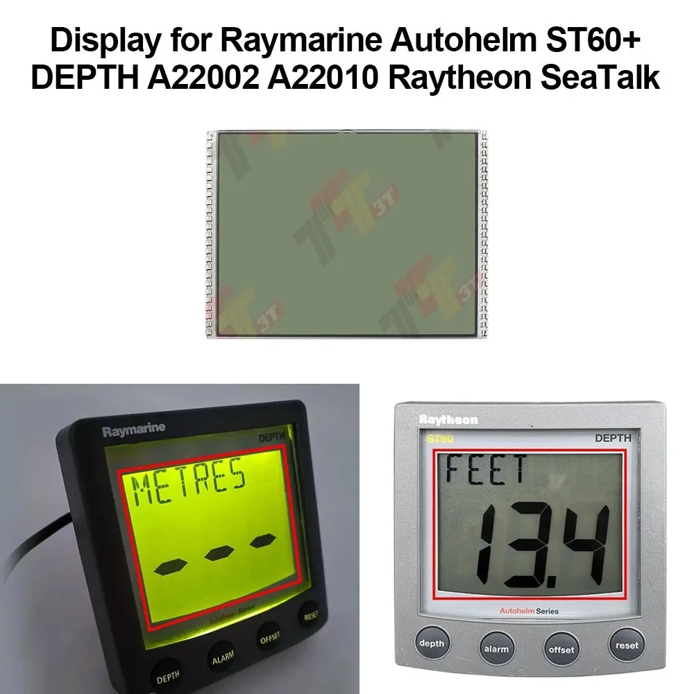 Display for Raymarine Autohelm ST60 ST60+ DEPTH A22009 A22010 A22002 Raytheon SeaTalk