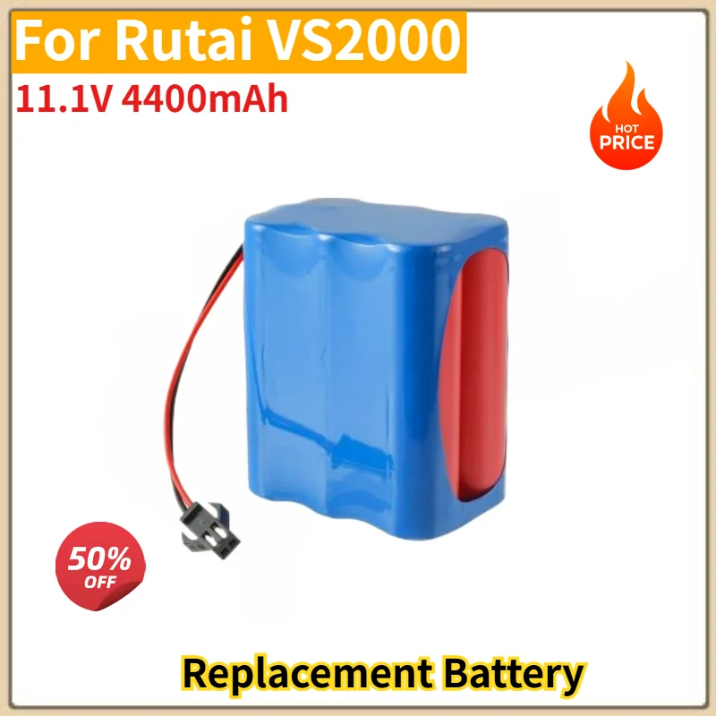 

100% New High Quality 11.1V 4400mAh Replacement Battery for Rutai VS2000 Battery