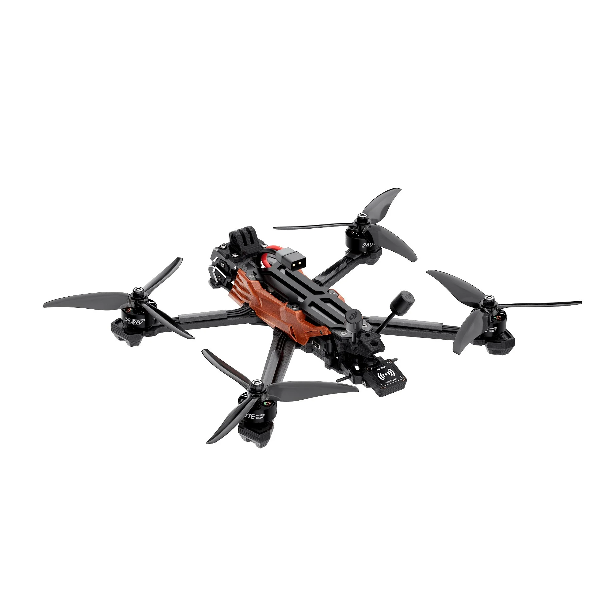 GEPRC Vapor-D6 O4 Pro HD Freestyle FPV Drone D-shaped Design 6Inch Digital Drone Toy XT60 Connector Brushless Motor