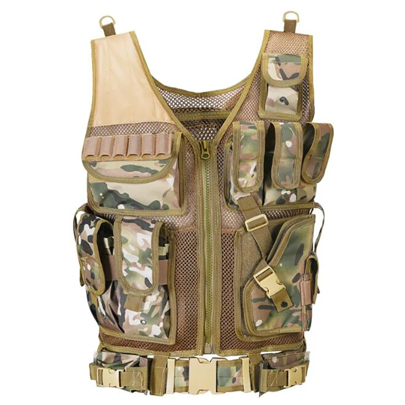 

Military Equipment Tactical Vest Airsoft Hunting Molle Vest For Outdoor Wargame Army Training Paintball Combat Protective Vest