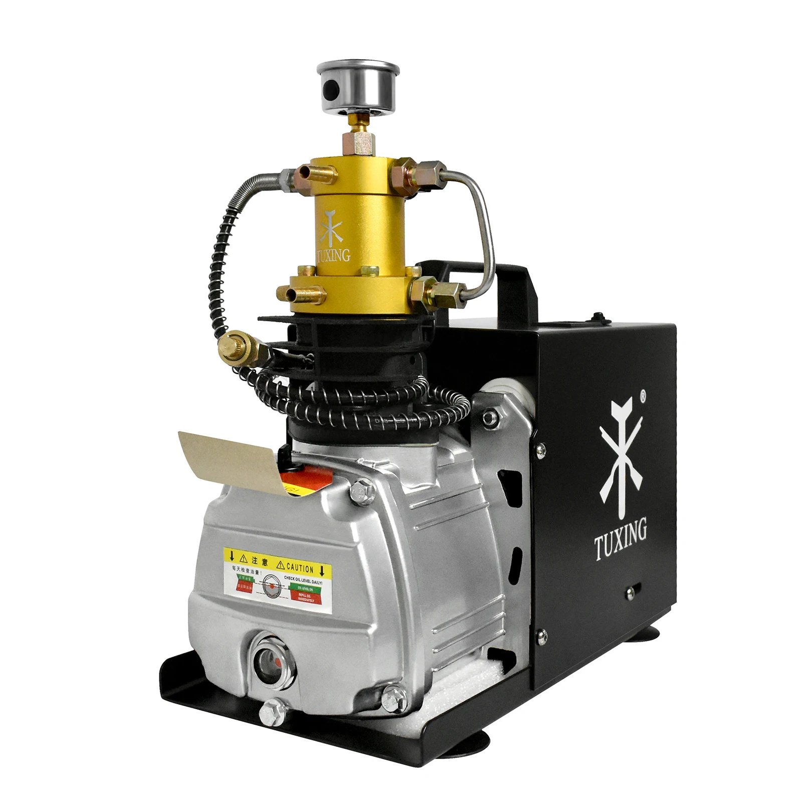 TUXING TXES031 4500Psi 300Bar PCP Air Compressor Electric High Pressure Compressor Scuba Diving Tank Filling PCP Rifle 220V/110V