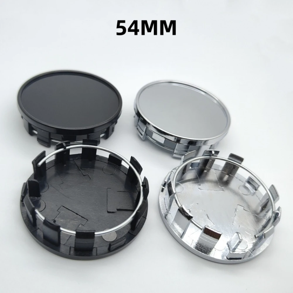 4pcs ABS 54mm Blank Car Wheel Center Caps for Nissan 50mm Emblem Logo Stickers Rim Hubcaps Cover Badge Car Styling Accessories