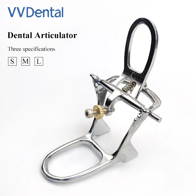 Dental Articulator Zinc Alloy Dentistry Tool S/M/L Simple Articulator for Dental Laboratory Use