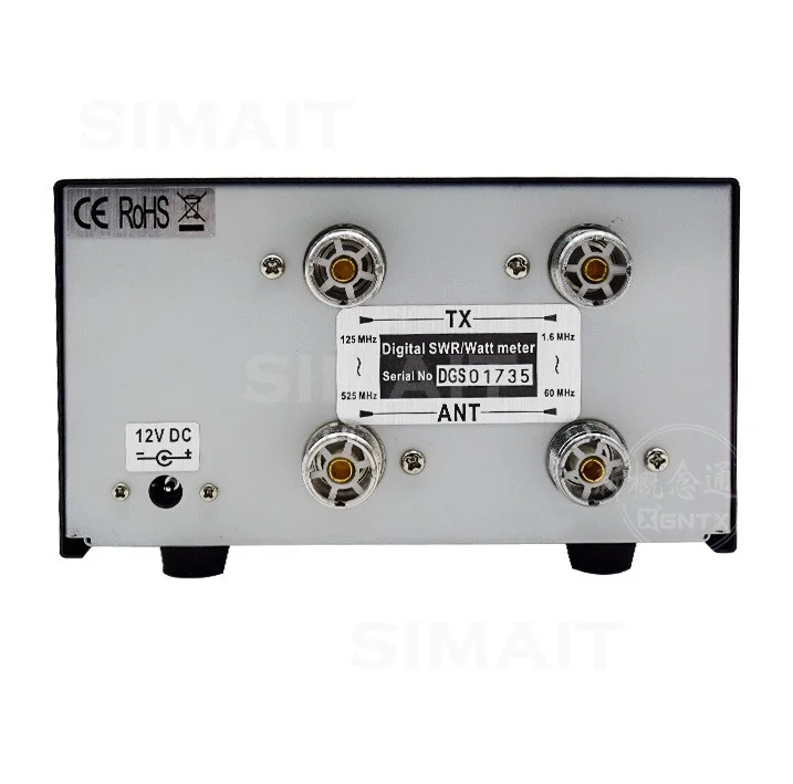 FOR NISSEI DG-503 Digital SWR/Watt Meter 3.5" LCD 1.6-60MHz/125-525MHz 200W view 3