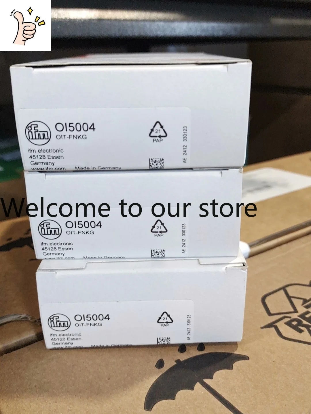 New Original German Ifm OI5004 Sensor, Model OIT-F
