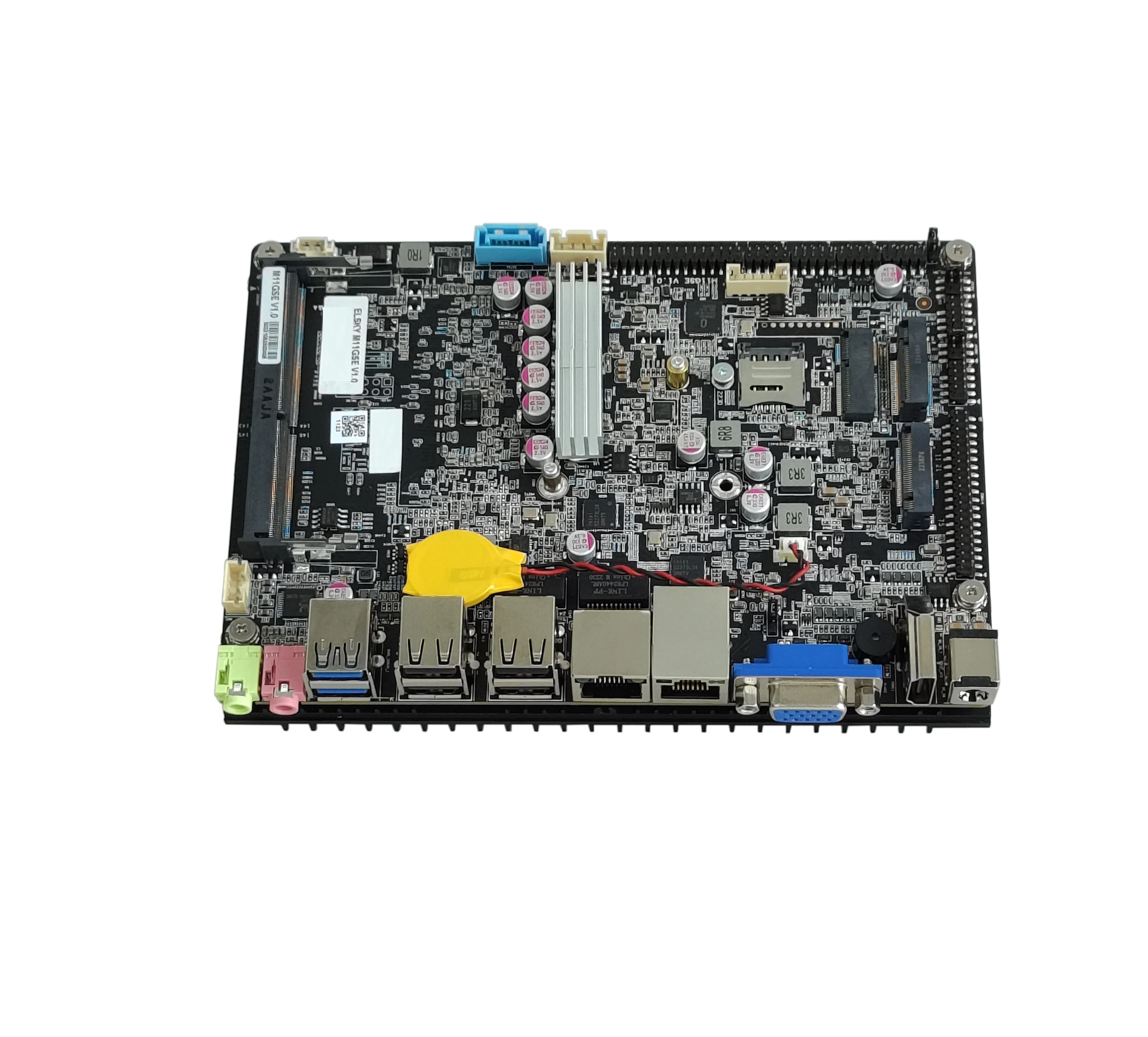 Fanless 11gen I3 1125G4 1*DDR4 MAX32GB Motherboard with 4USB 6COM for Industry Computer