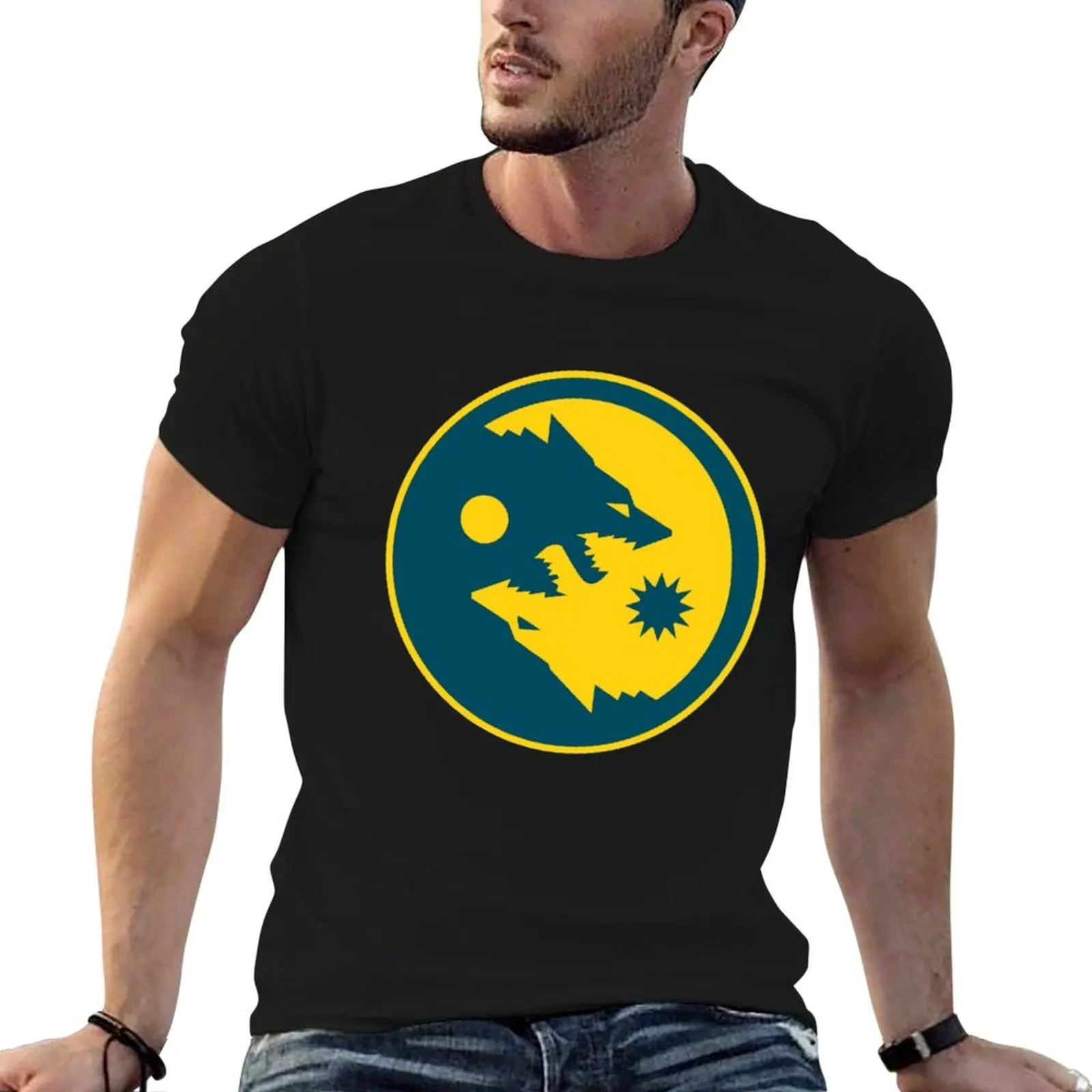 Ragnar Wolves T-Shirt Casual Street Style Short Sleeve Tee