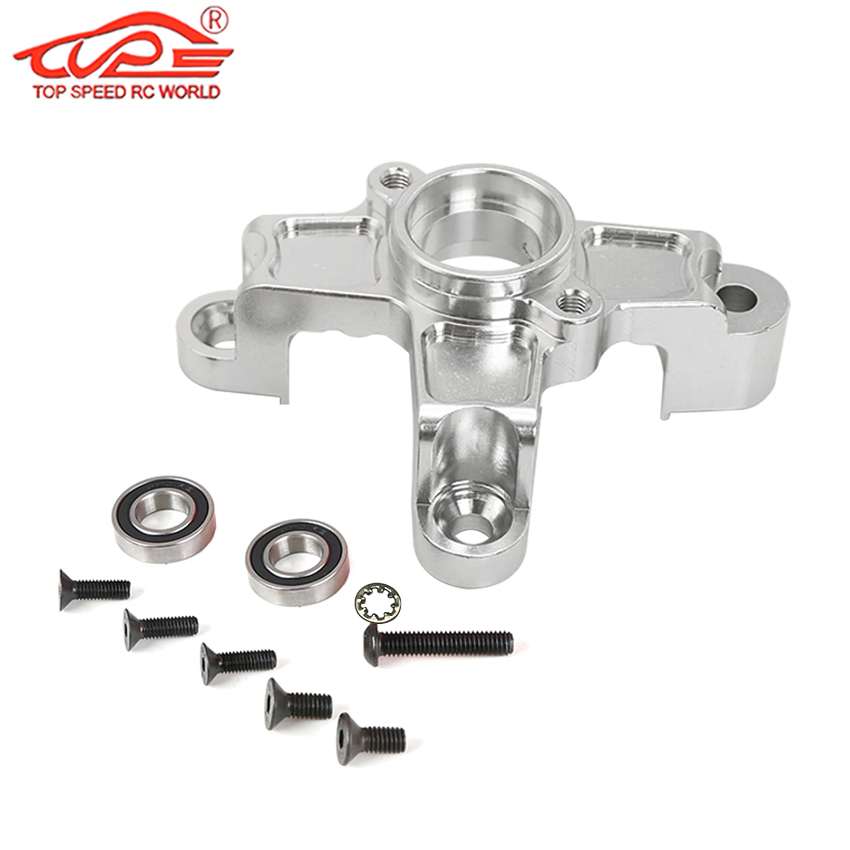 CNC Metal Clutch Bell Mount for 1/5 HPI Rofun King Motor Rovan Baja Engines Rc Car Parts