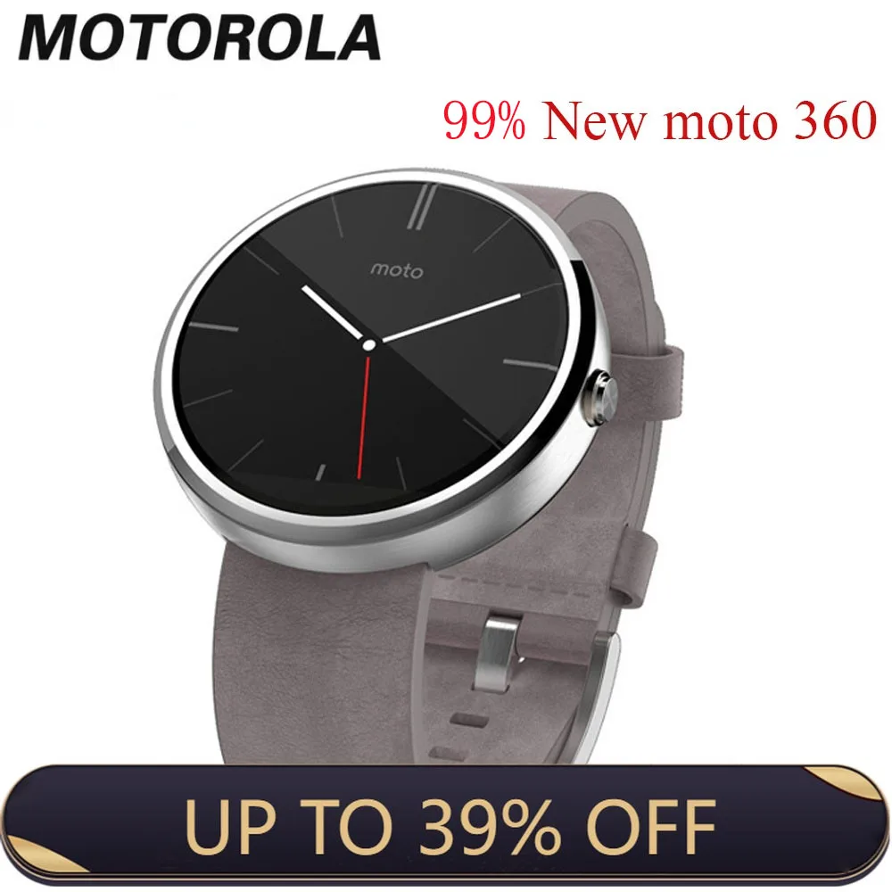 

Motorola Smart Watch moto 360 1st generation Bluetooth Watch 46mm