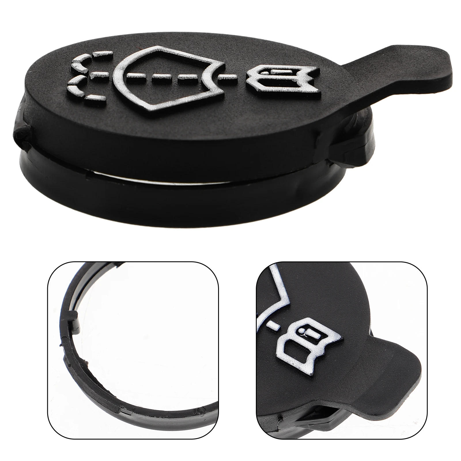 

Coolant Reservoir Cap Replacement Engine Radiator Cover Tank Lid Spill Proof Universal Fit For Car Fluid Reservoir Cover