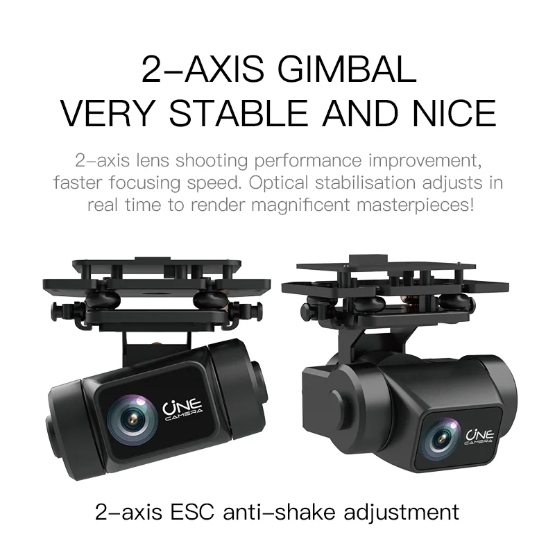 ZD011 Pro Drone GPS 4K HD Dual Camera 2-Axis Gimbal 5G WiFi 360° Obstacle Avoidance Brushless Foldable RC Mini Quadcopter