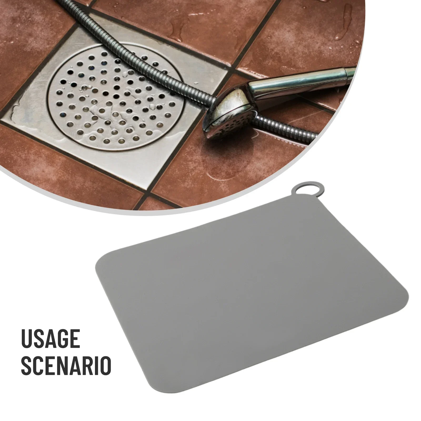 

Silicone Floor Drain Cover Bathroom Deodorant Insect-proof Seal Cover Sewer Pipe Sink Anti-Blocking Strainer Hair Filter 12-20cm