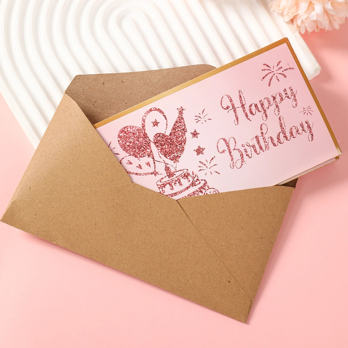 Geburtstagsgeschenk-Geldbörse mit Grußkarte, Kreative Geburtstags-Faltbare Geldumschläge, Roter Umschlag für Kinder – Detail 37