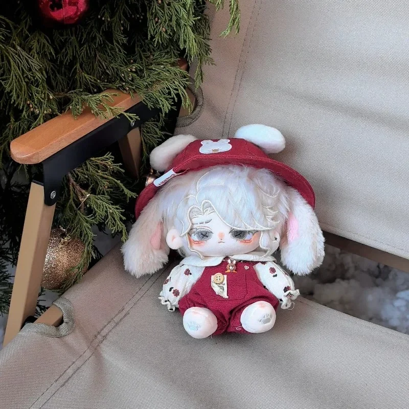 Game Identity Ⅴ Frederick Kreiburg Attribute Plush Doll Body 20cm Cute Rabbit Ear Stuffed Toys Dress Up Dolls Cosplay Gift
