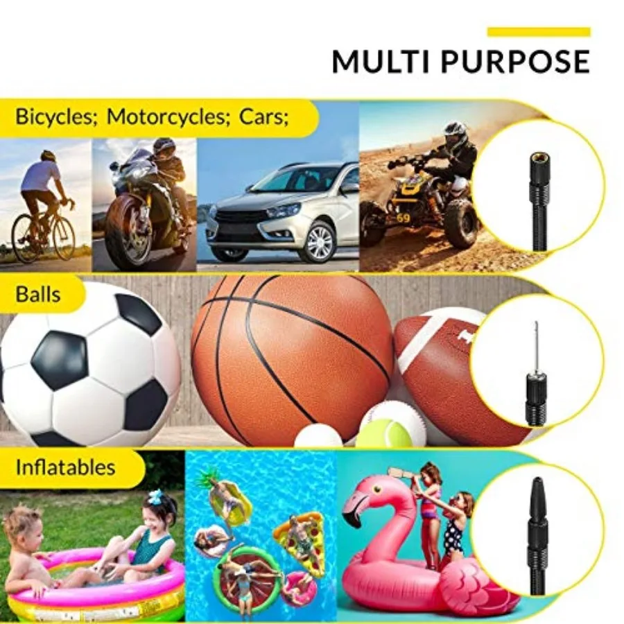 AC DC Tire Inflator Pump for Car 12V DC and Home 110V AC Swift Performance 2.0 Portable Air Compressor Pump for Car and Home Ap