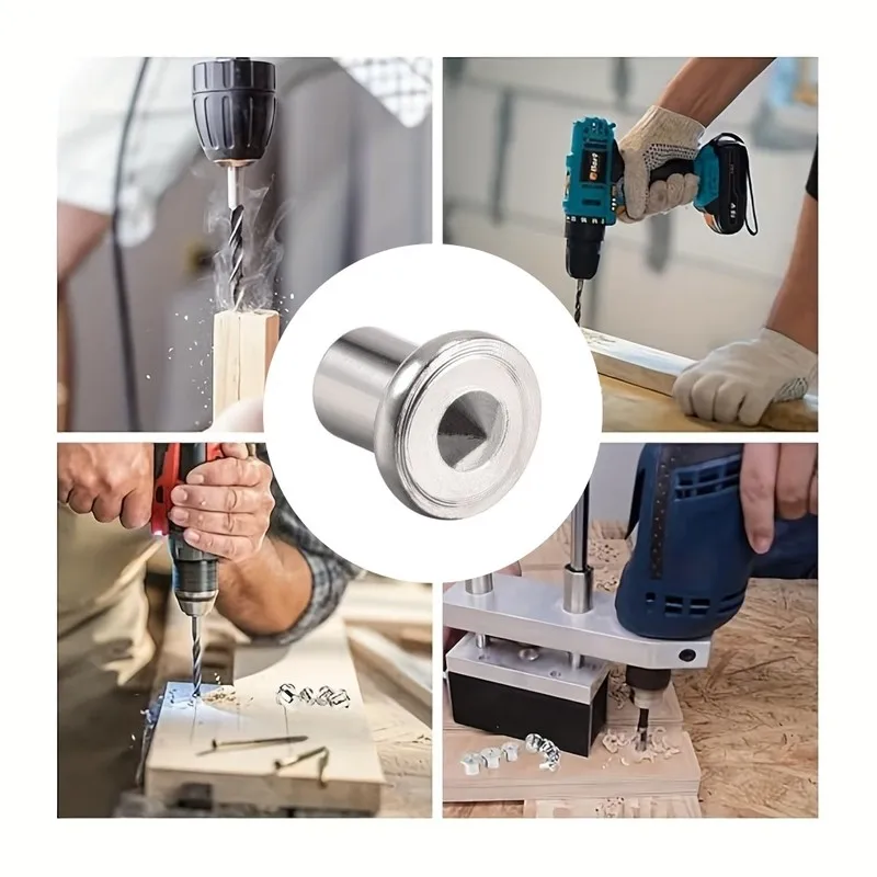 27 pcs 12mm Precision Drill Guides, Compact Portable, suitable for Furniture Assembly, Precision Center Point