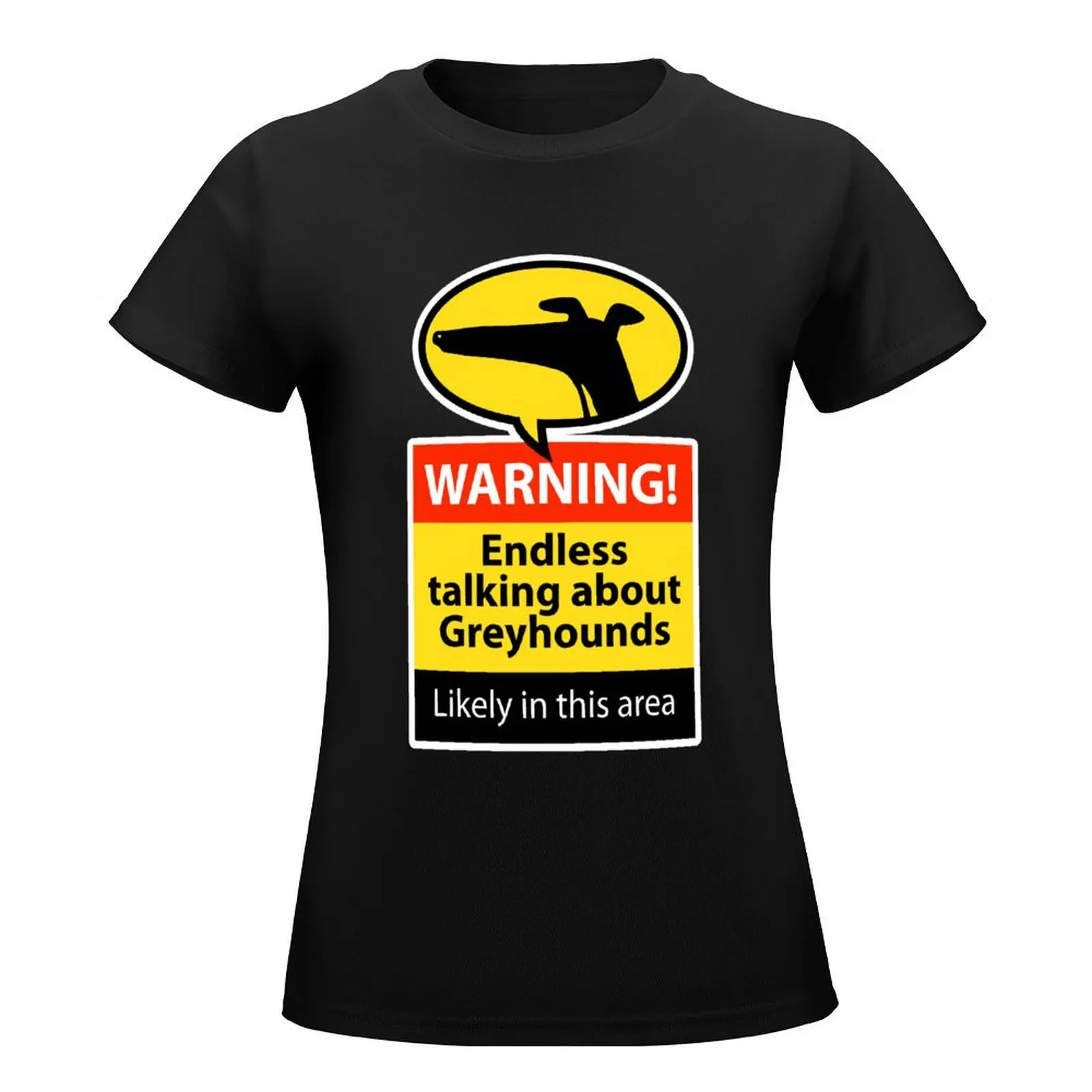 Endless talking hazard sign T-Shirt Female clothing hippie clothes t-shirts for Women pack