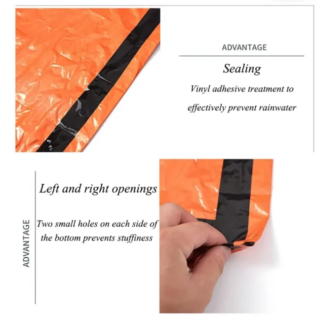 Portable Waterproof Emergency Survival Sleeping Bag Outdoor Camping Gear Thermal Sack First Aid Rescue Kit Mylar Blanket 3