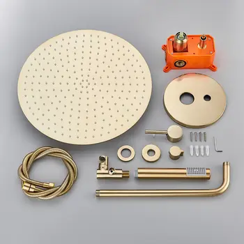 8 最佳銷售 拉絲金淋浴 - №1