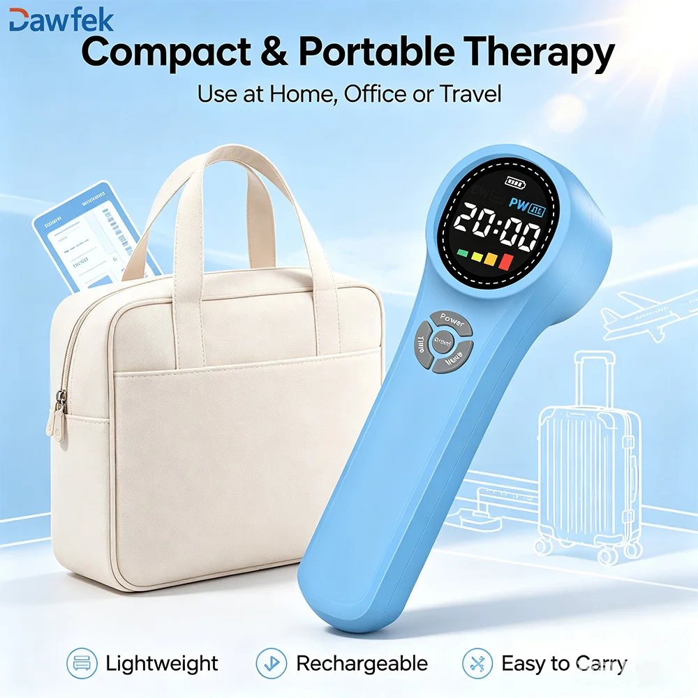 Dawfek Professional LLLT Red Light Cold Laser Physiotherapy Device 1760mW For Carpal Tunnel Syndrome Sports Injury Joint Ache