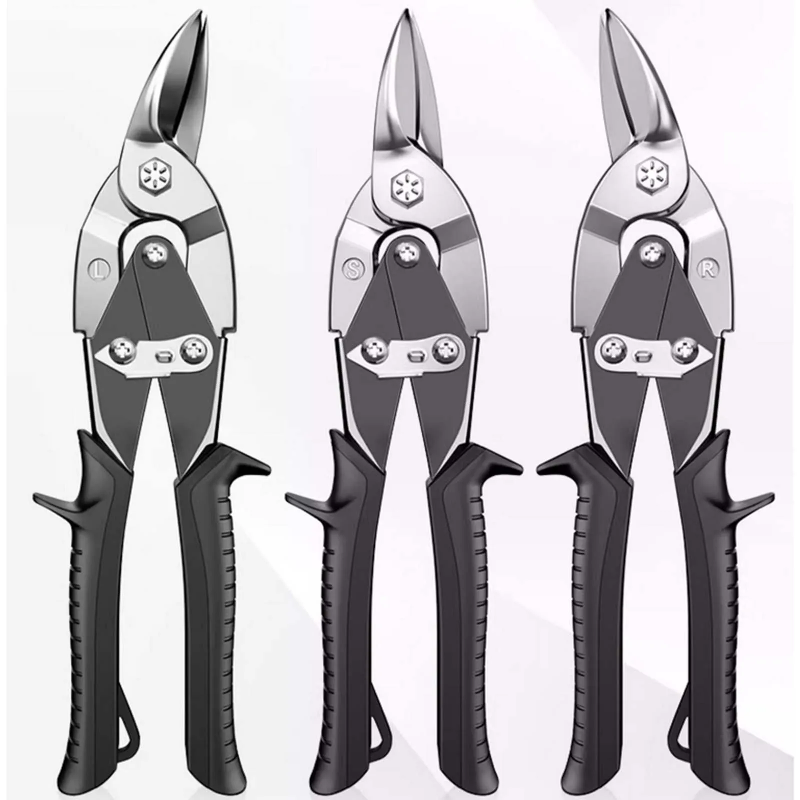 

Industrial Grade Tin Scissors, Multifunctional Aluminum Gusset Special Light Steel Keel Metal Wire Strong Scissors