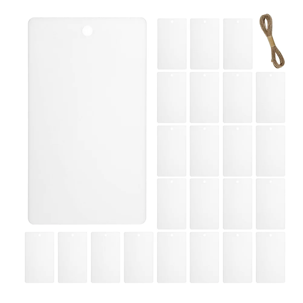 

32Pcs Pantry Basket Labels Tags Blank Writable Marking Tags Organizer for Kitchen Closet Office Desk Paper Card Label Tag