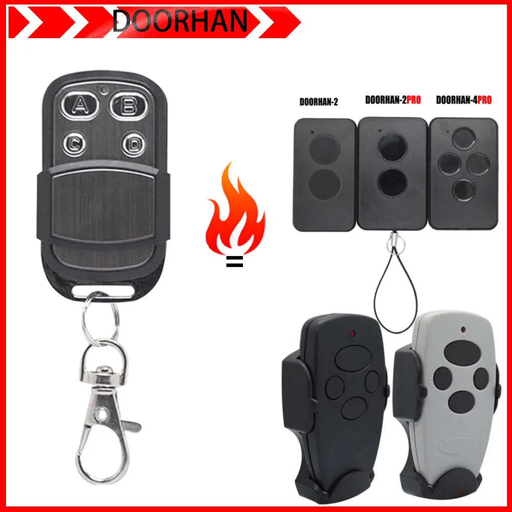 DOORHAN chip TRANSMITTER -433MHz rolling code 4 garage door control remote 2-4-2PRO rolling gate controller