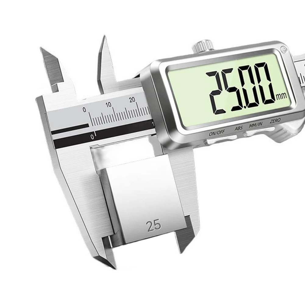 Upgraded Glass Grid Digital Caliper 150mm 200mm 300mm High Precision Depth Gauge With Type-C Port For Electronics Workshop Tools