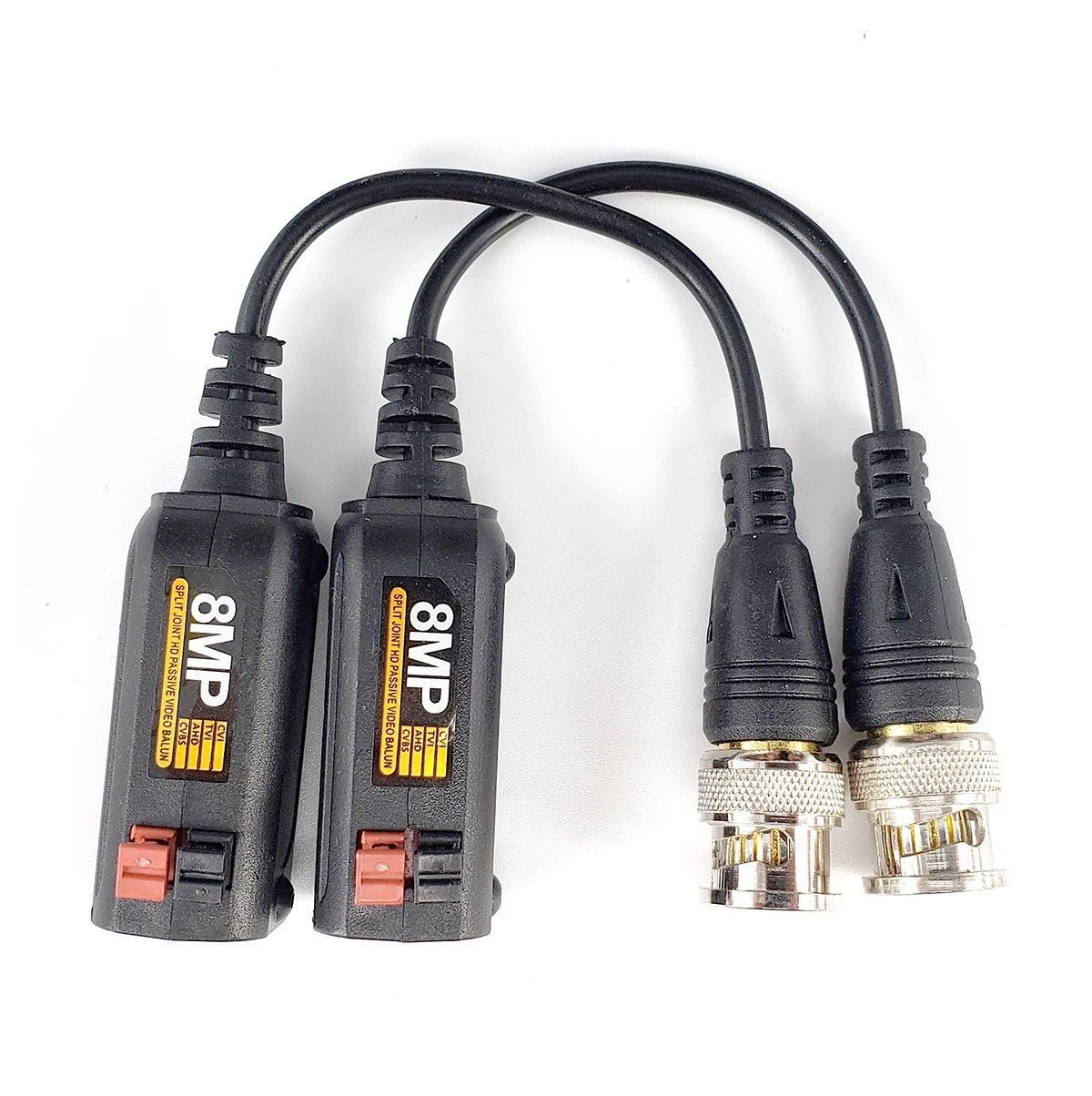 10 Pairs HD Video Balun 3MP 4MP 5MP 8MP BNC to RJ45, Analog Video By Twisted Transceivers UTP Cable for CCTV Camera