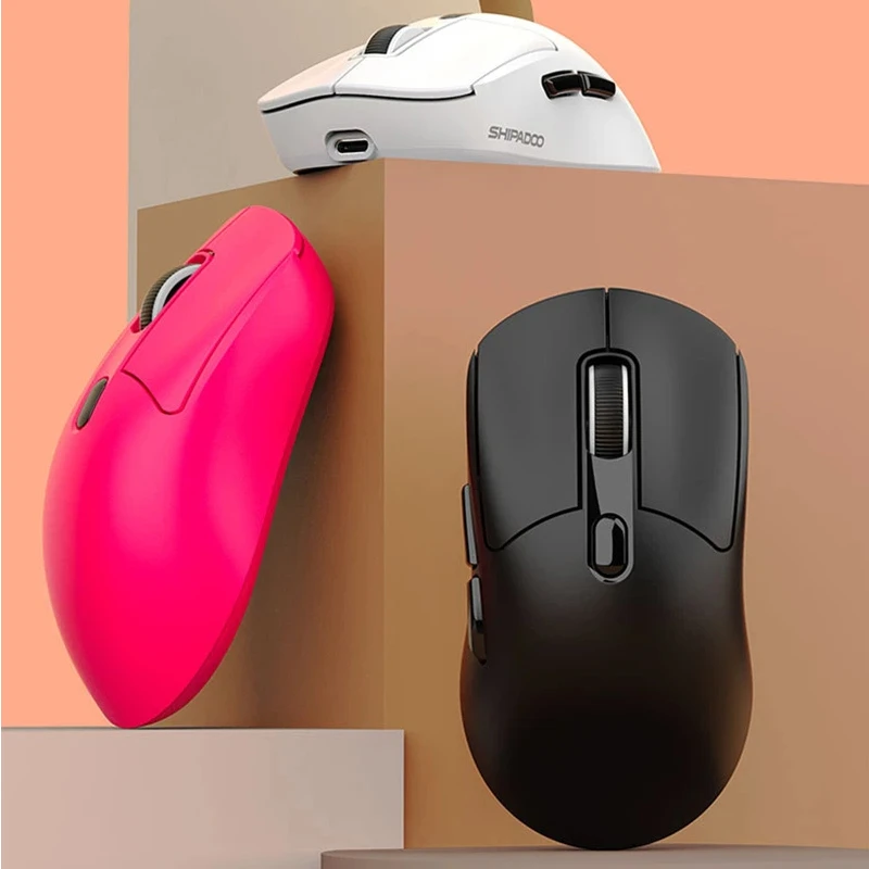 Lenovo Wireless Mouse 2.4GHz Bluetooth Rechargeable Dual Mode Mouse Quiet Ergonomic Gaming Mouse 1600DPI Mouse For PC Laptops