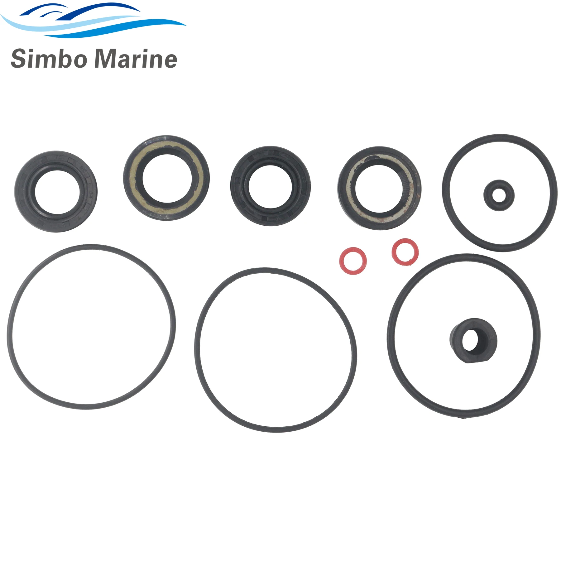 

65W-W0001-22 Gearcase Lower Unit Seal Kit for Yamaha 4-Stroke 25HP 2-Stroke 30HP Outboard Motor 65W-W0001 -20 -21 -23