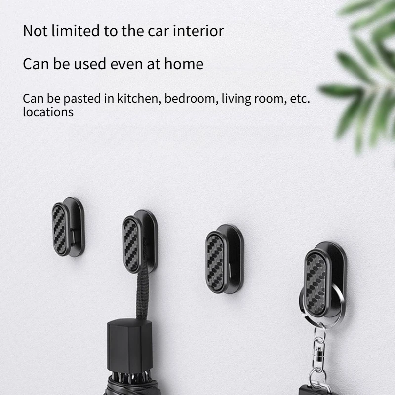 4 PCS Car Hook, Hidden Backrest Hook, Car Interior Hook, Car Multifunctional Data Cable Hook