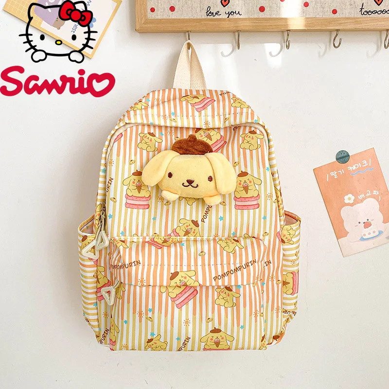 

Sanrio Children's School Bag Cute Cartoon Backpack Lightweight Versatile Student Bag Travel Tote Bag Handbag