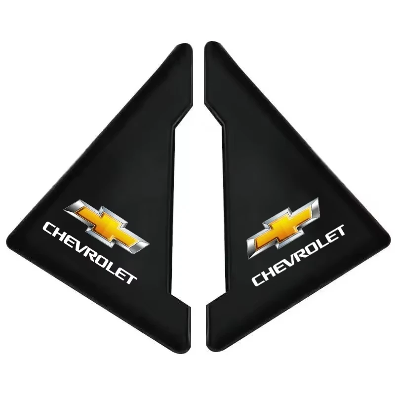 2 قطعة باب السيارة ركن حماية الشارات ملصقات تصفيف السيارة لشروليه كروز أفيو كامارو غارنا أبيكا لوفا الشراع شرارة إمبالا #2