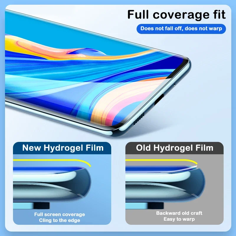 1-3Pcs Hydrogel Film For Redmi Note 13 12 11 10 9 8 10S 9S Pro Max Full Cover Screen Protector For Xiaomi K40 K30 K20 Not Glass