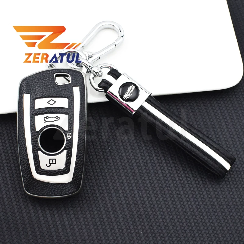 TPU Leather Car Key Case Cover Shell Fob Protector For BMW 1 2 3 4 5 6 7 Series X1 X3 X4 X5 X6 F30 F34 F10 F07 F20 G30 F15 F16