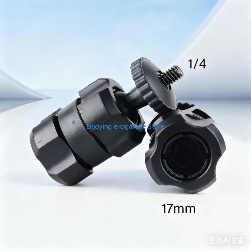 Kunststoff 17mm Kugelkopf Adapter Konverter für Kamerahalterungen Monitorhalterungen Rack Y4QF – Detail 9