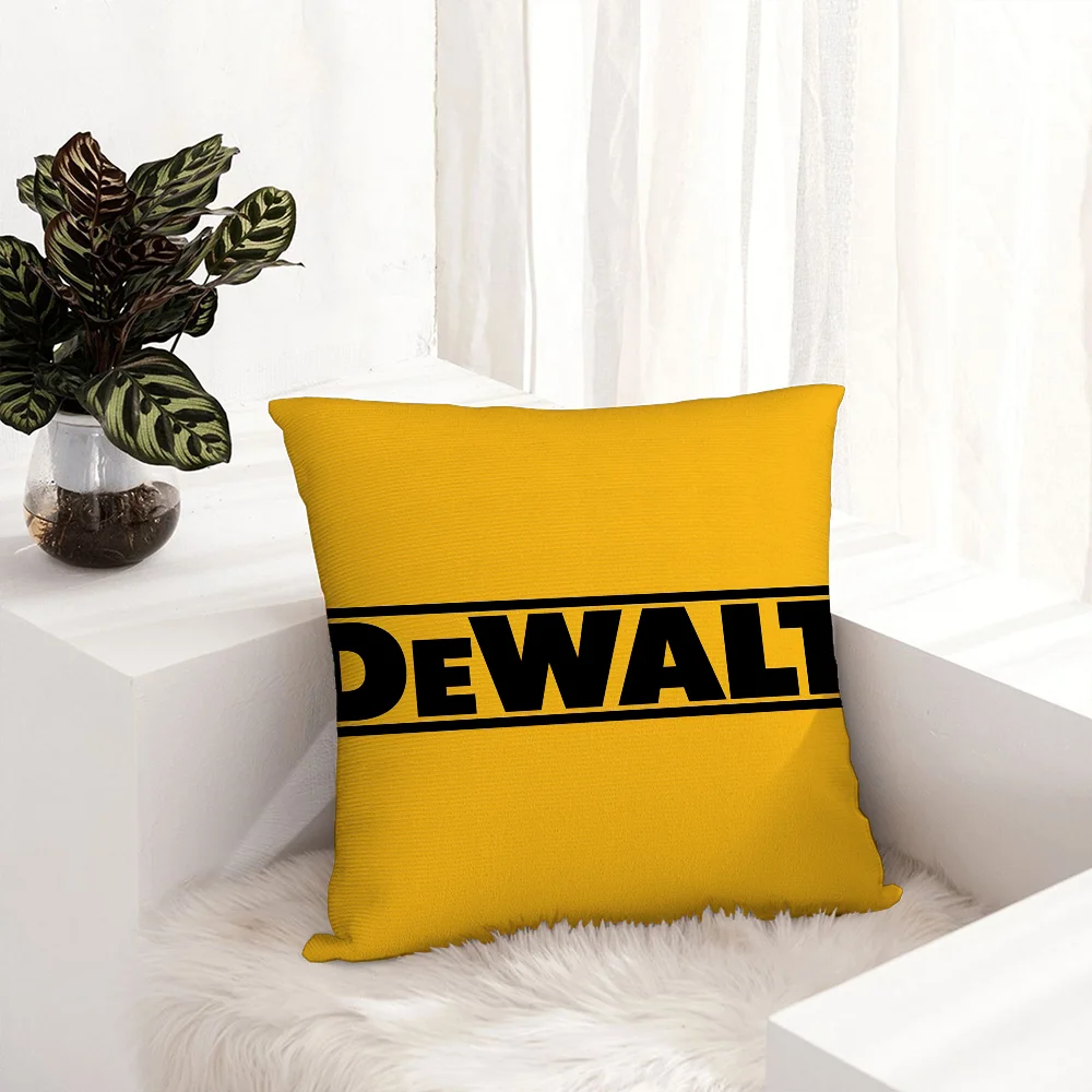 

Fashion D-Dewalts Pillow Case Plush Fabric Soft Pillowcase Double Sided Print Sofa Cushion Cover Throw Pillow Covers