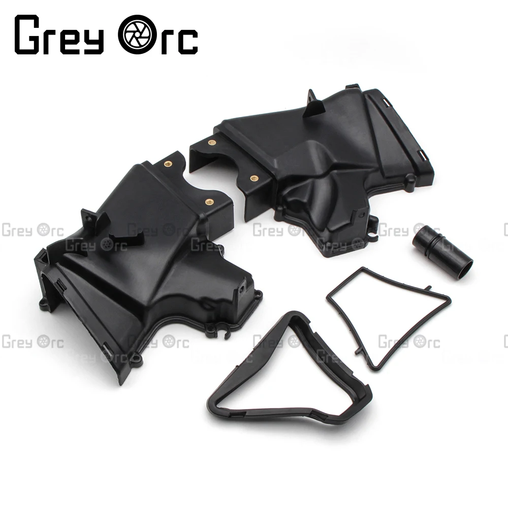 Motorcycle Intake Tube Duct Cover Fairing Ram Air For Kawasaki ZX636 ZX6R ZX-6R 2013-2018 Plastic Intake Pipe Ventilation Pipe