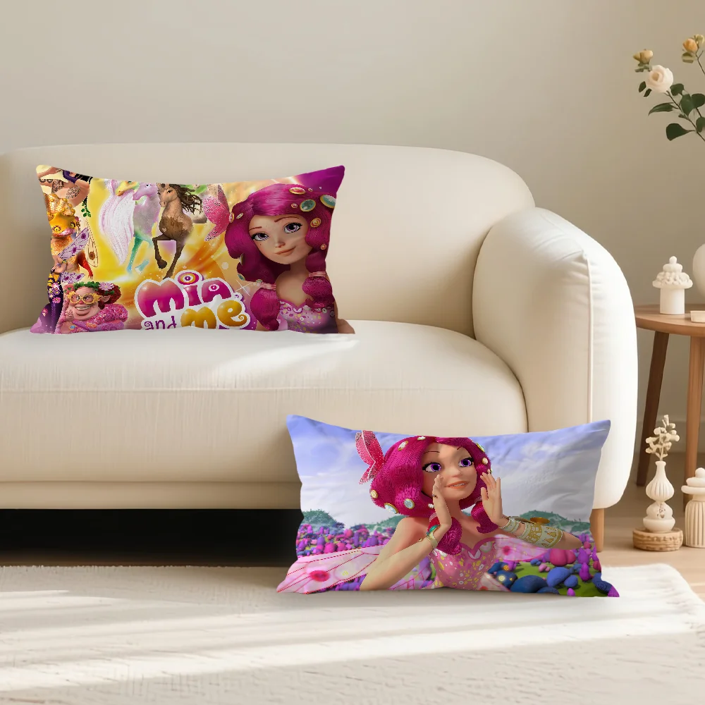 Cartoon Mia and Me Pillow Case Suitable For All Seasons Home Decoration Cushion Cover Suitable For Livingroom Bedroom Sofa