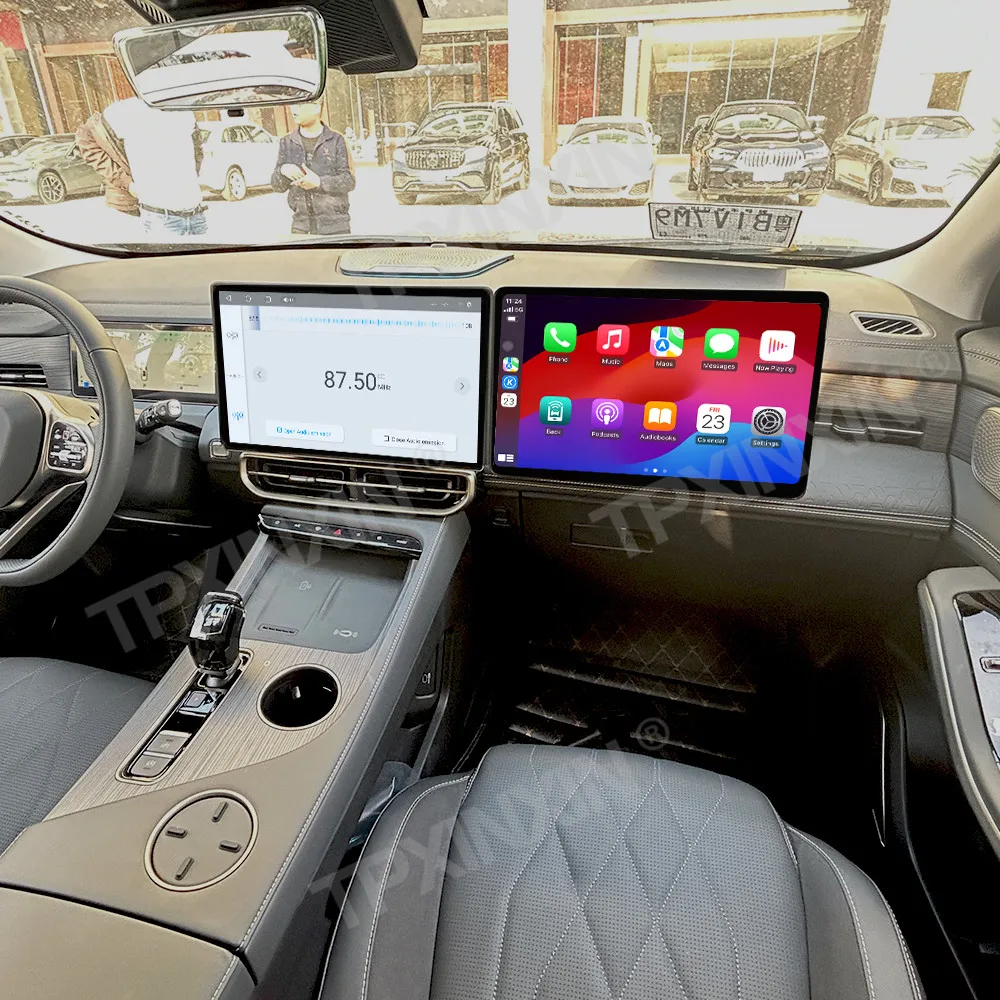 

For JETOUR SHANHAI L9 2024-2025 Co-pilot Dashboard Android Car Instrument LCD Display Multimedia Car Digital Screen