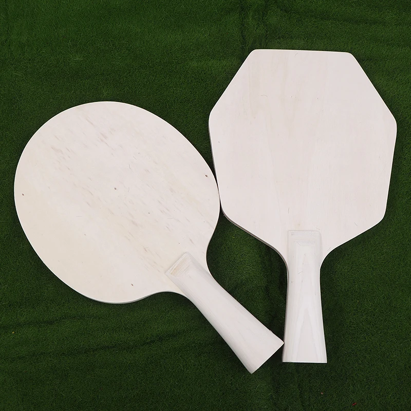 Hexagon 5-hout professioneel tafeltennisblad Tafeltennisbat Handtekeningblad Houten tafeltennis horizontale racketplaat