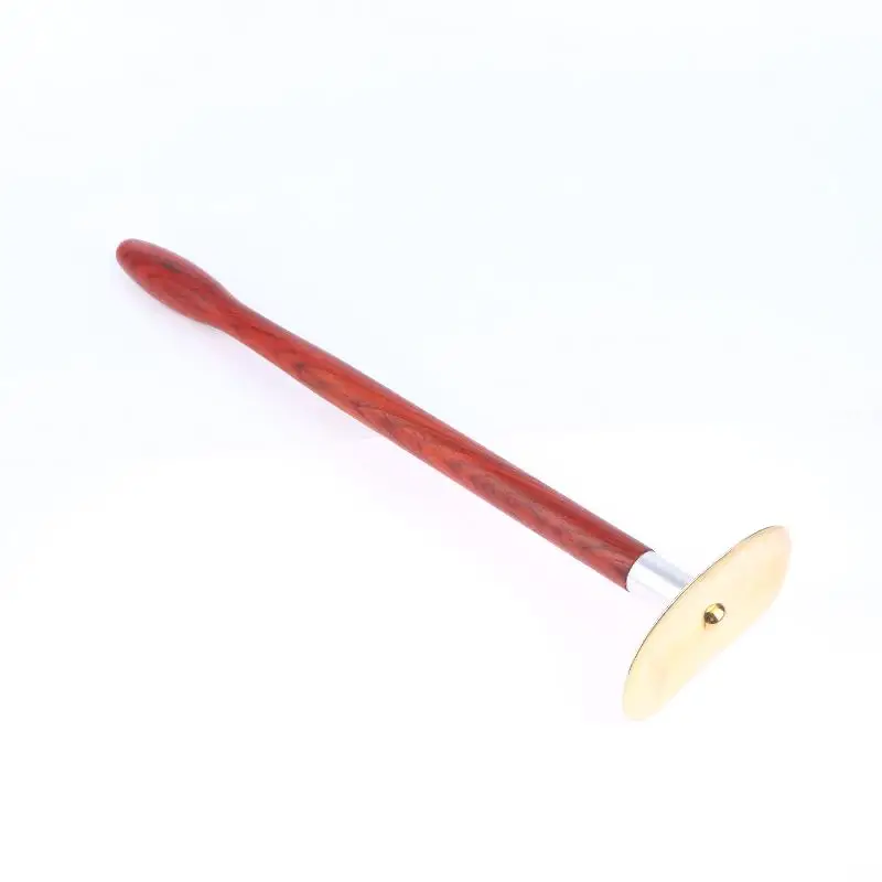 Gua-Sha-Tool aus Holz und Messing – Natürliche Massage für Gesicht/Körper, Lymphdrainage, Hautpflege und Schmerzlinderung – Detail 7