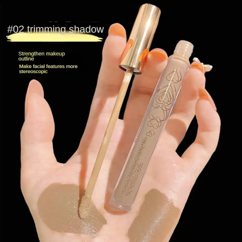 Clareamento Líquido Highlighter Stick, Contorno De Rosto, Maquiagem Feminina, Textura Cremosa, Bronzer Marrom, Sombra, 1 Pc, 2 Pcs, 3Pcs