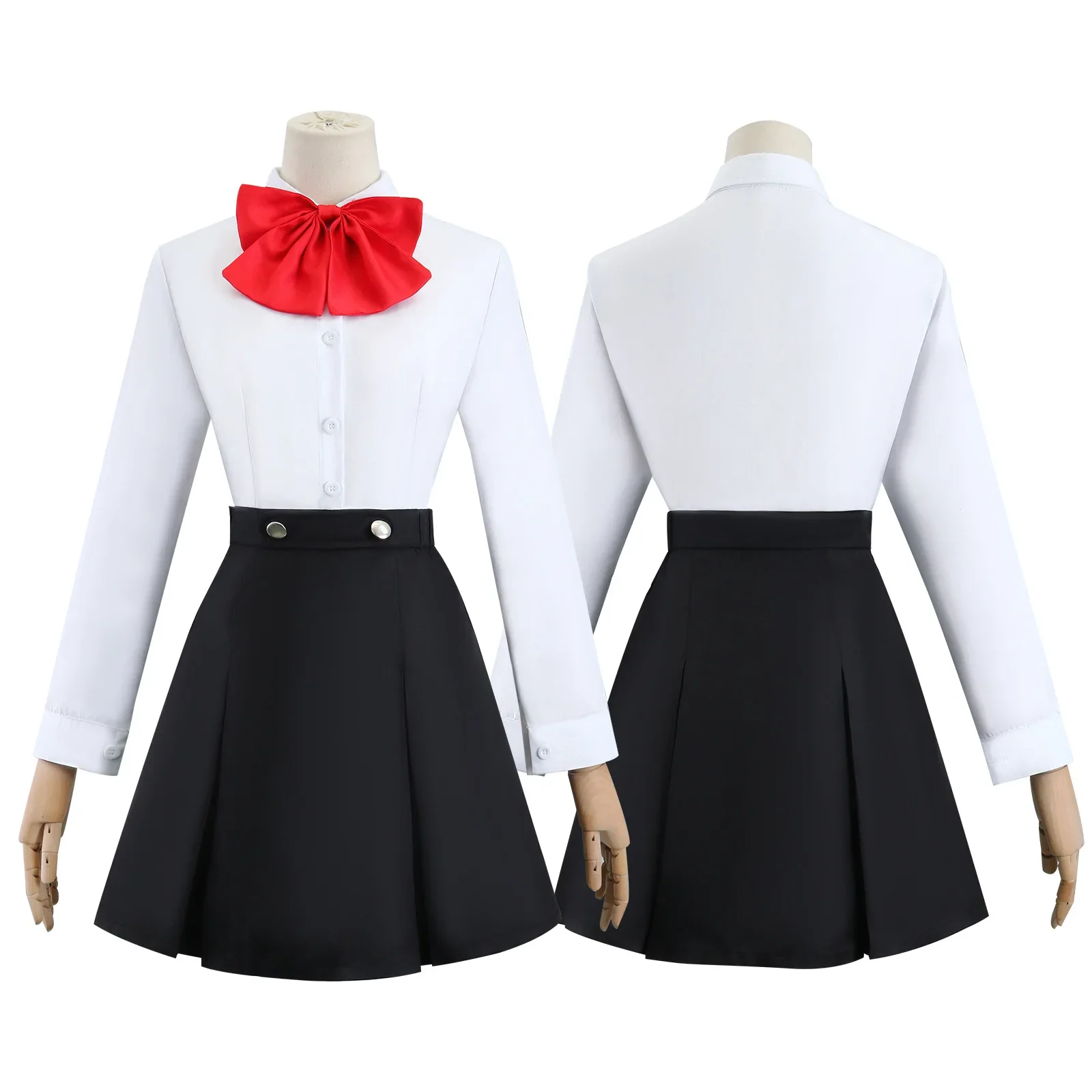 Game Persona 3 Aegis Aigis Cosplay Costume School Uniform JK Tie Dress Suit Halloween Party Carnival Outfit for Adult Women Set