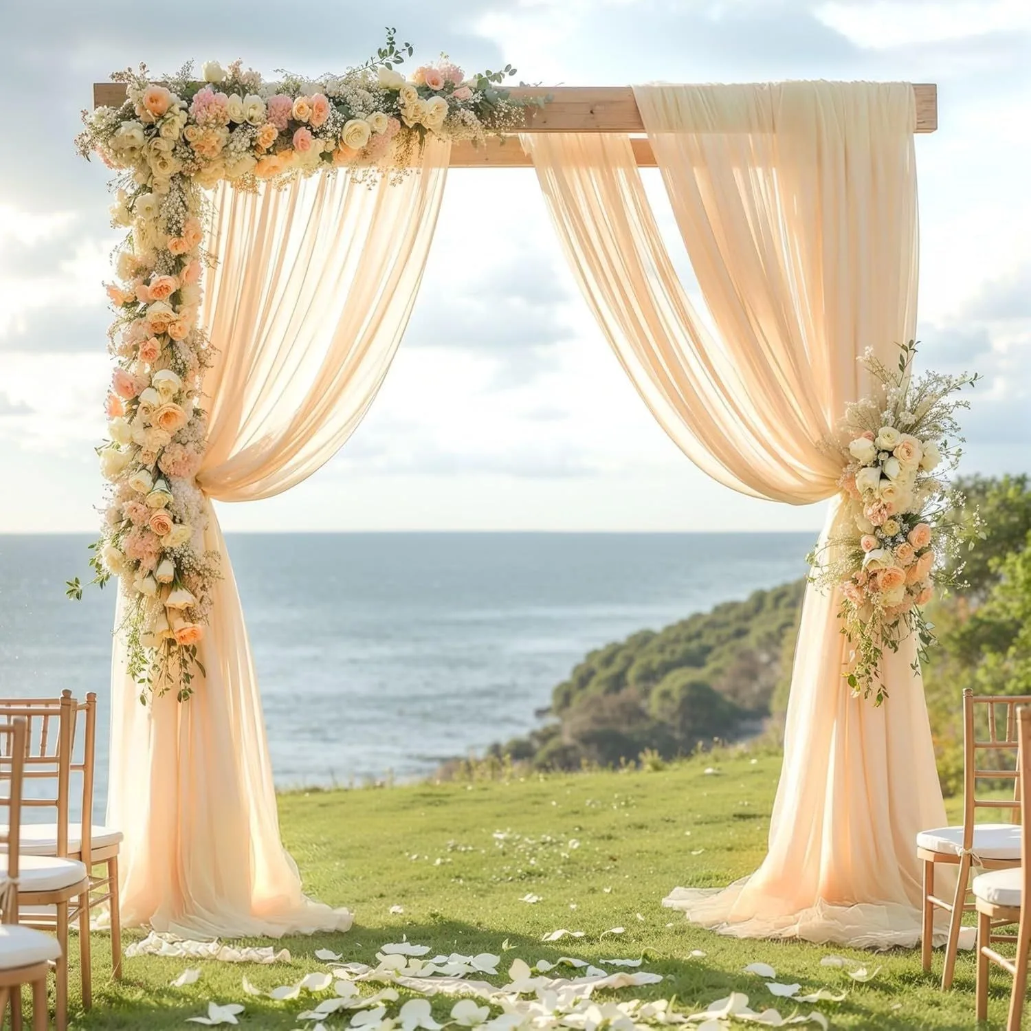 

Chiffon Collection: Tablecloths Runners Drapes & Tulle Curtains for Wedding Festive Ornaments Graduation Celebration Table Decor