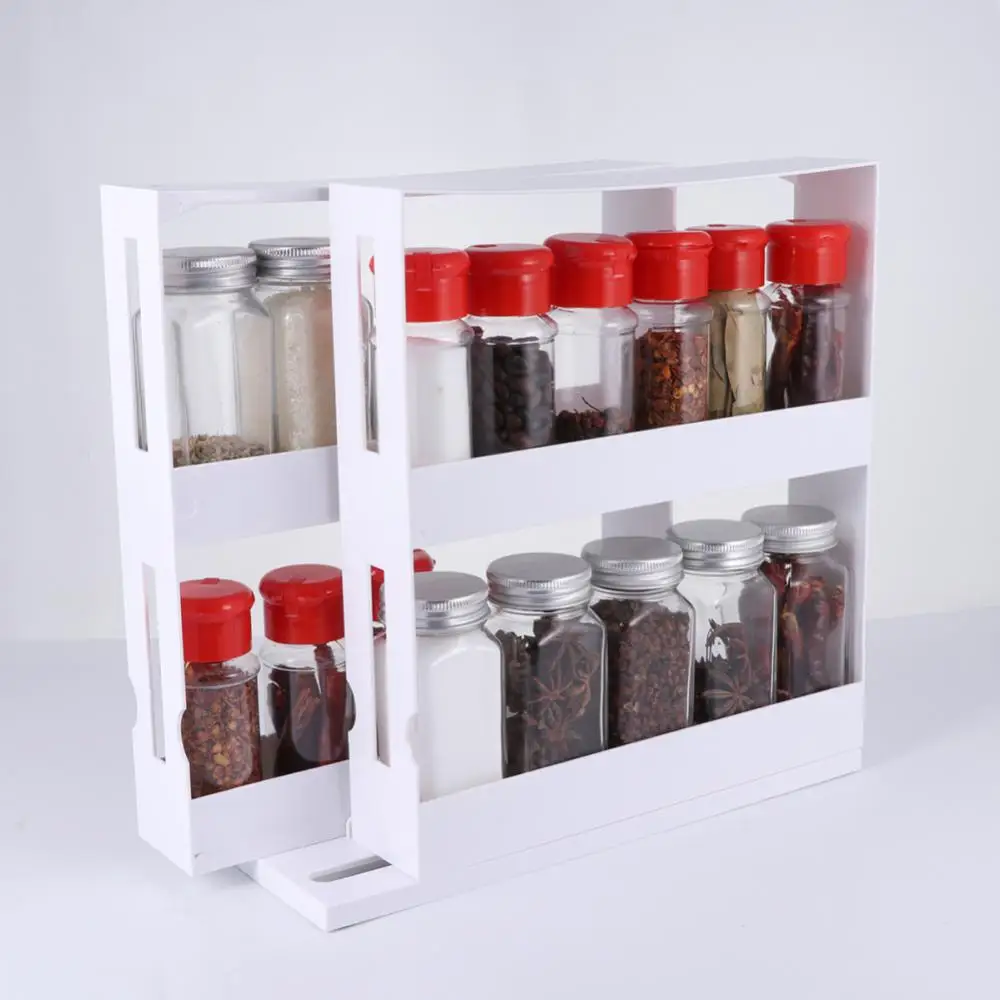 Kitchen Cabinet Storages Racks Household Practical Spice Storage Rack Kitchen Storages-tool Storage Rack Durable Organizer Box