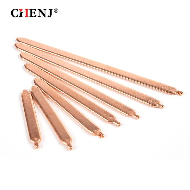 1pcs 60mm-150mm Pure Copper CPU GPU RAM Heatpipe Tube Laptop Radiator Heating Cooler Flat Heat Pipes Heatsink Notebook Computer