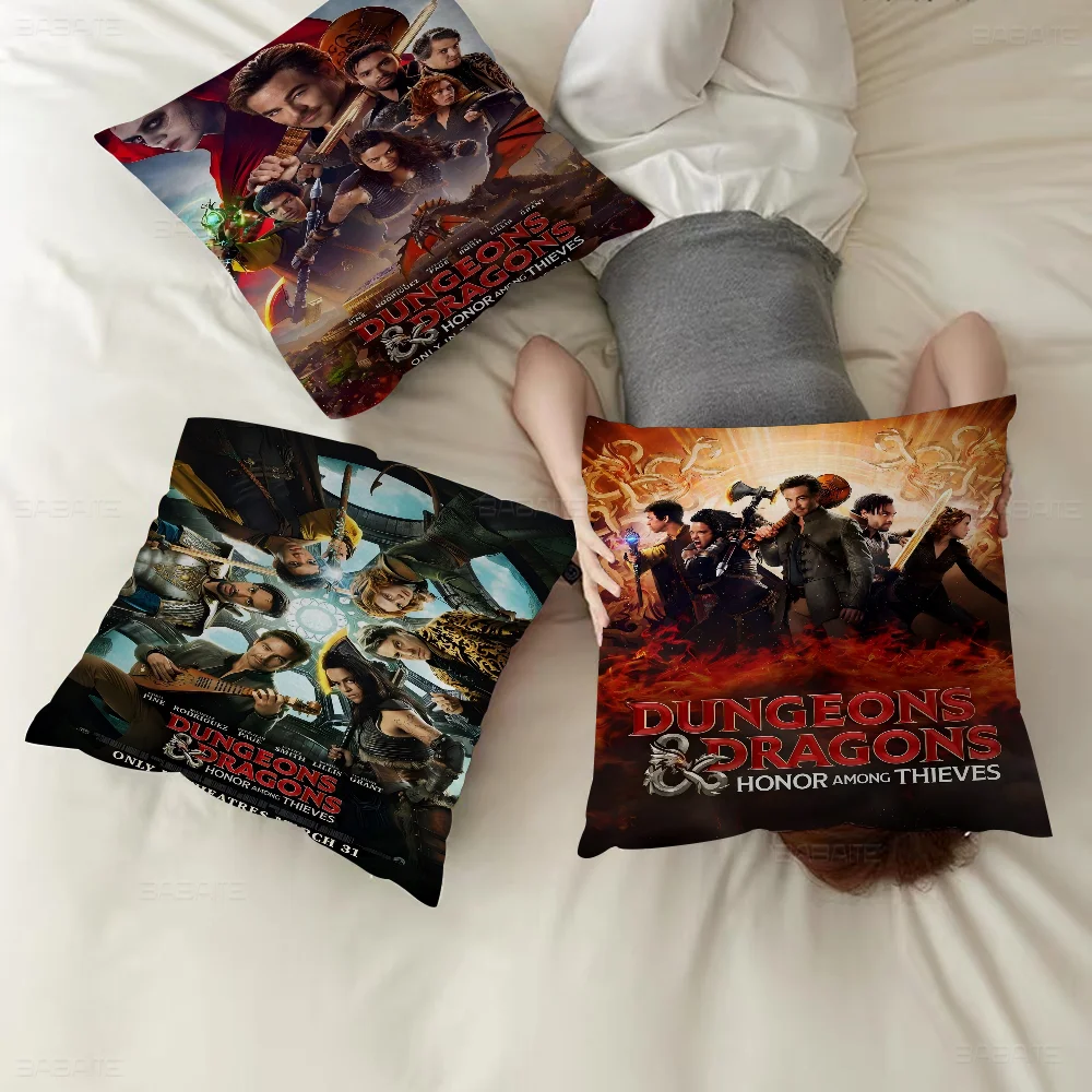 Dungeons and Dragons Stitch Lucky Dragon pillow cover sofa cushion cover home room decoration children gift