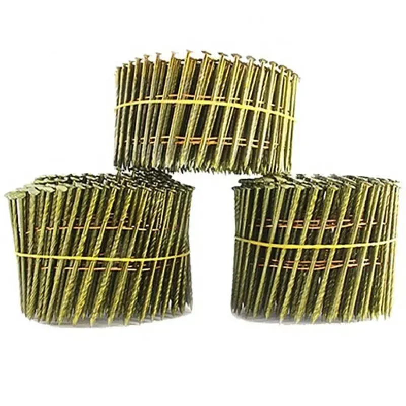 Coil Nail25-130mm Round Head Durable 15Degree Smooth Shank Wire Collated Coil Framing Nails for Wooden Construction pack image 4